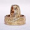 Verighete din Aur 18k sau Platina cu model Venetian - model v6192