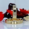 Verighete din Aur 18k sau Platina cu Diamante - model v841