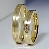 Verighete din Aur 18k sau Platina cu Diamante - model v841