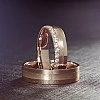 Verighete din Aur 18k sau Platina cu Diamante - model v950